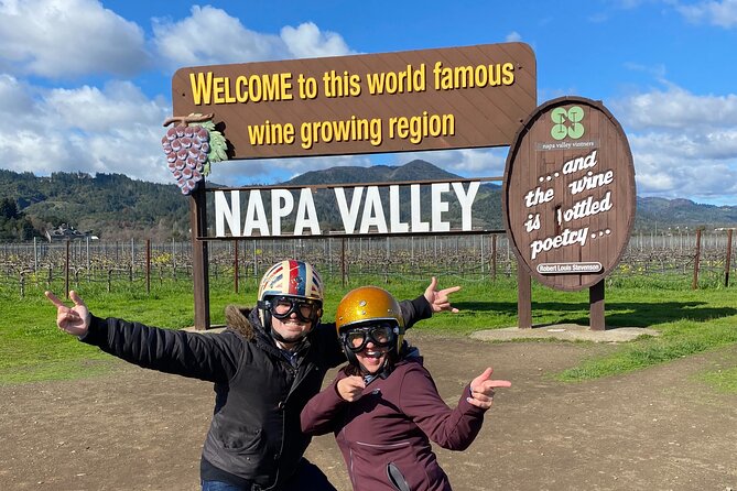 Napa Valley Classic Sidecar Wine tours - Starting in Yountville at 9:30 a.m.