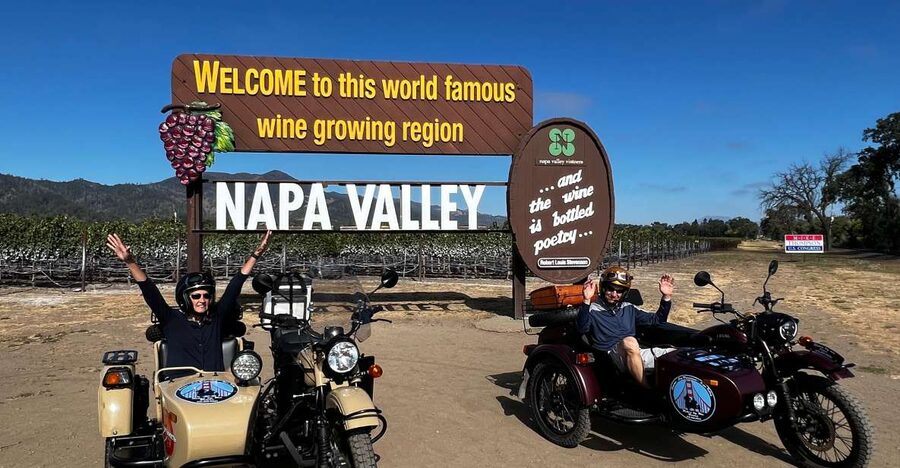 Napa Valley: Napa Valley Guided Sidecar Tour with 3 Wineries - Riding the winding roads of Wine Country