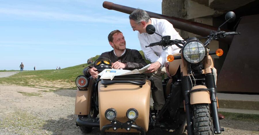 Normandy World War II Private 2 Hours Sidecar Tour Bayeux - Omaha Beach, where geography explains the cost