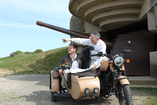 Normandy WWII Private Half-day Sidecar Tour From Bayeux - Arromanches and the remains of Mulberry Harbour