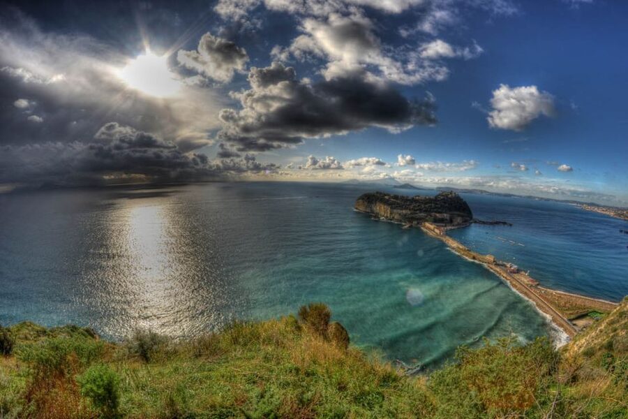 Panoramic Naples Private Tour by Vintage Vespa - Borgo Marinari brings you down to the water