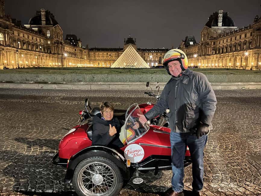 Paris by Night Sidecar Tour - Key points to know before you book