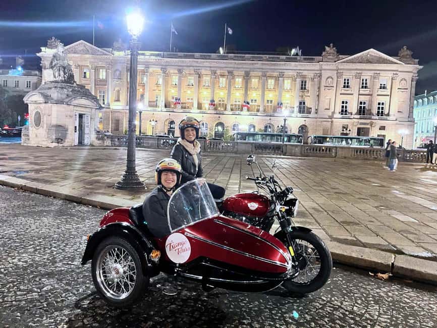 Paris by Night Sidecar Tour - Paris after sunset, seen from a sidecar