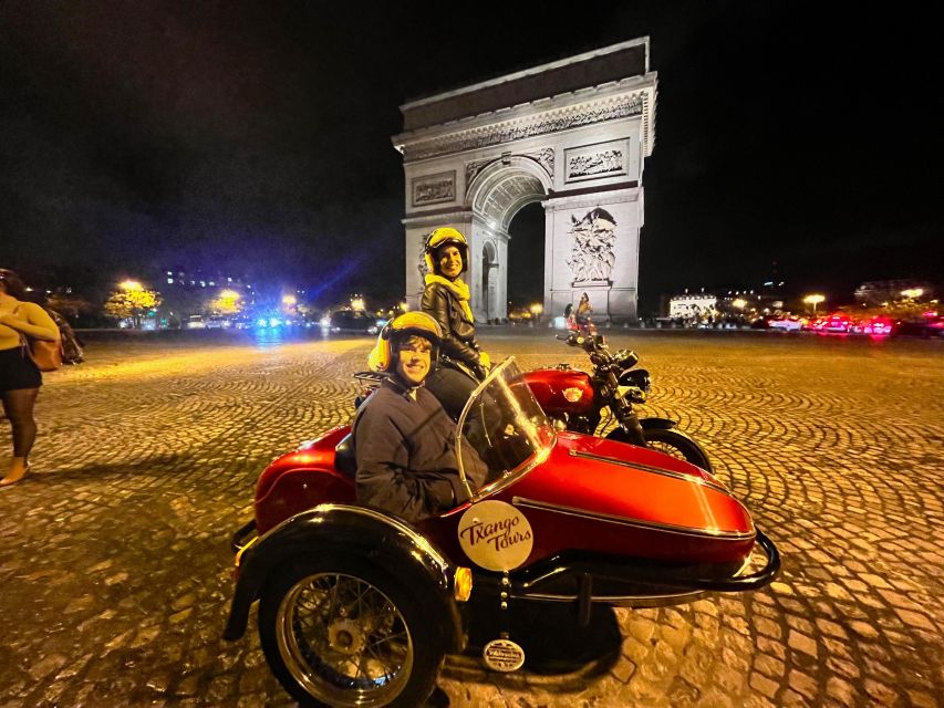 Paris by Night Sidecar Tour - A private ride with wine or Champagne