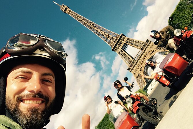 Paris Highlights city tour on a vintage Sidecar Motorcycle - The Luxembourg area and the Senate