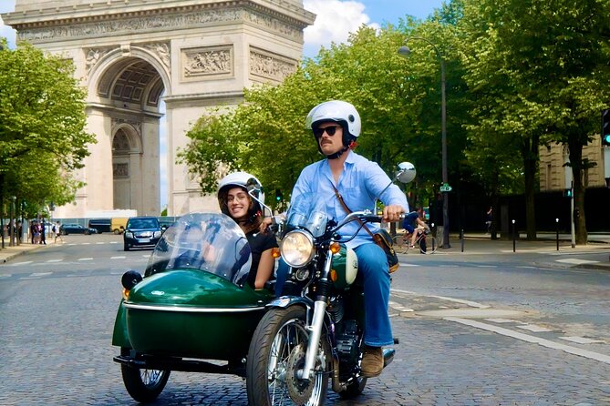 Paris: Private Vintage Sidecar Tour with Pick-Up at your Hotel - Eiffel Tower photos and the Trocadéro view