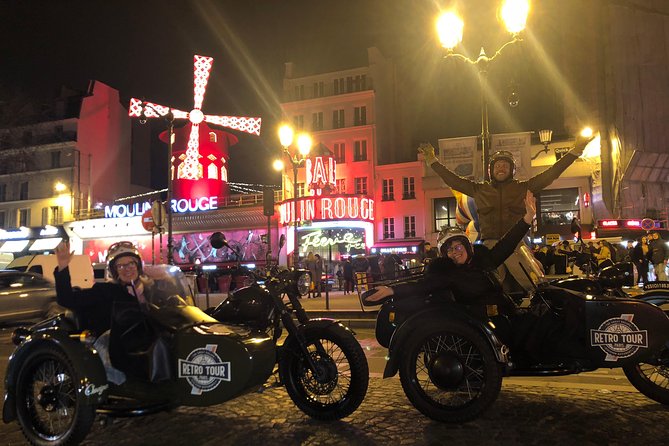 Paris Romantic & Private Tour By Night on a Sidecar Ural - Palais Garnier and grand Paris at night