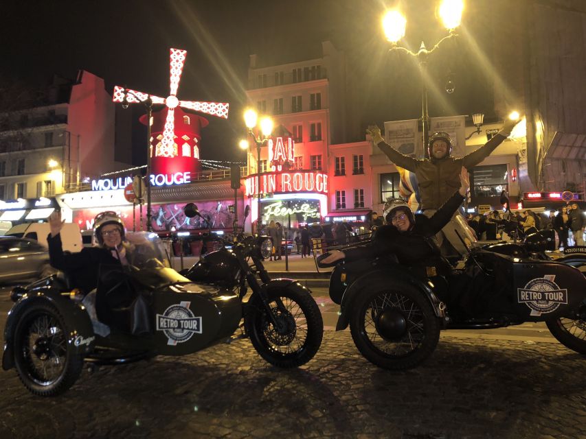 Paris: Romantic Sidecar Tour by Night with Champagne - Why a sidecar is a smart way to see Paris at night