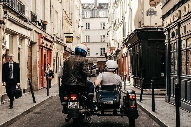Paris Vintage Sidecar Tour – Emily in Paris highlights - Palais Royal, Montmartre, and route changes