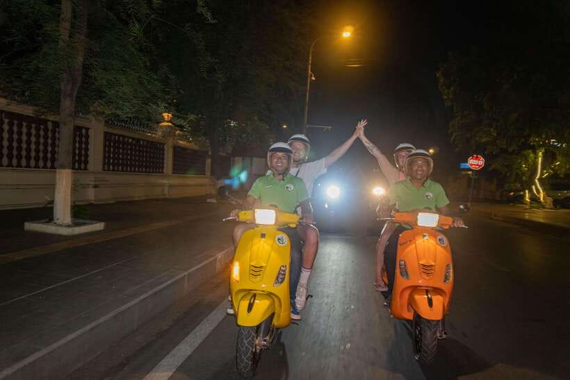 Phnom Penh Night Foodie Vespa Tour / Tuk Tuk Available - The final beer at Bassac Lane or Backstreet Bar