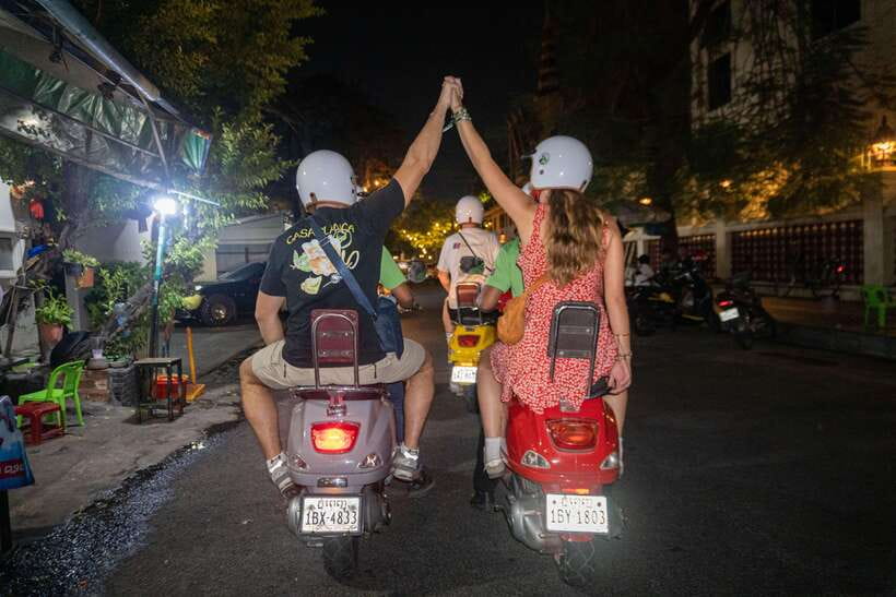 Phnom Penh Night Foodie Vespa Tour / Tuk Tuk Available - Kandal Market Restaurant brings a longer meal