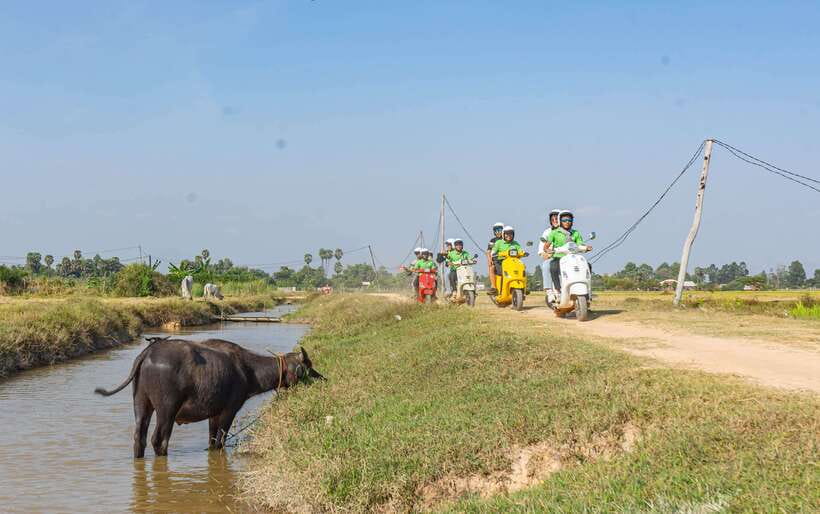 Phnom Penh: Silk Island Tour by Vespa with Tuk Tuk Available - The tofu skin workshop and the work behind a familiar food