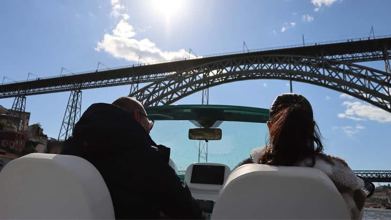 Porto: Bridges Cruise in a Fiat 500 Limited Edition Boat - Views of Ribeira, Afurada, and Serra do Pilar