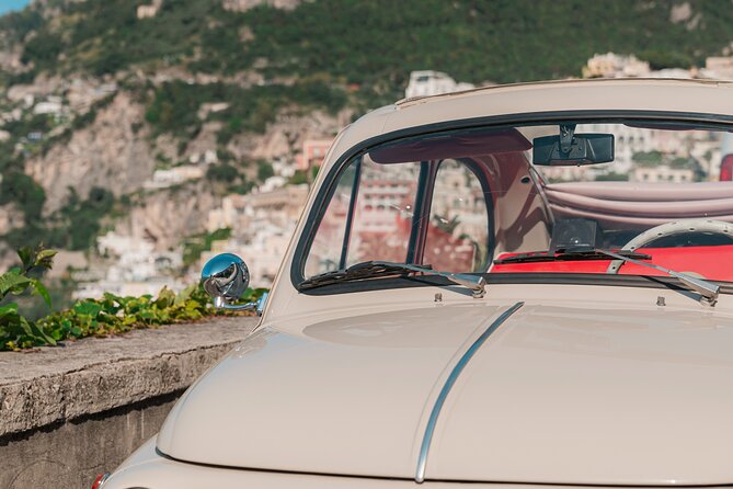 Positano : Magic Experience photo tour in vintage Fiat 500 - Praiano and the Amalfi Coast road