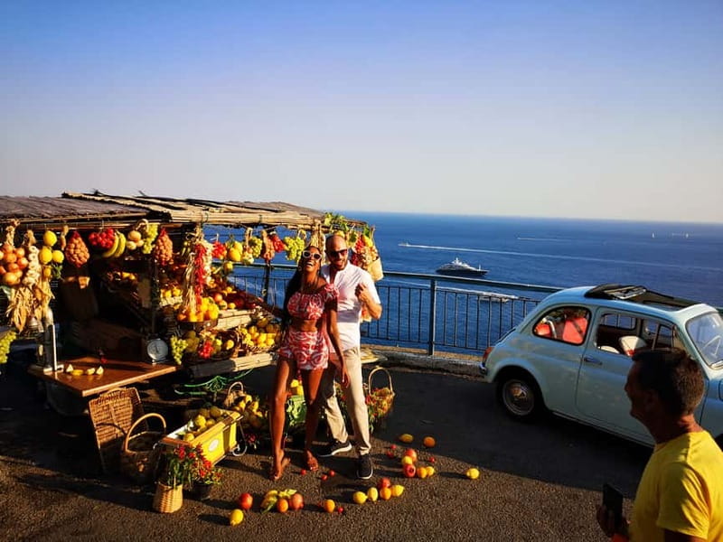 Positano/Praiano: Iconic Fiat 500 Private Amalfi Coast Tour - Key points at a glance