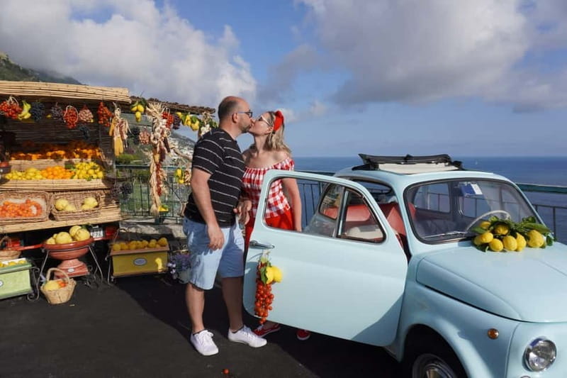 Positano/Praiano: Iconic Fiat 500 Private Amalfi Coast Tour - Pickup in Positano or Praiano