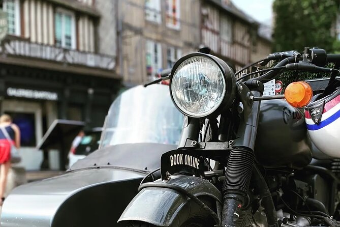 Private 3.5-hour sidecar tour & cider tasting from Le Havre port - Leaving Le Havre and crossing the Seine