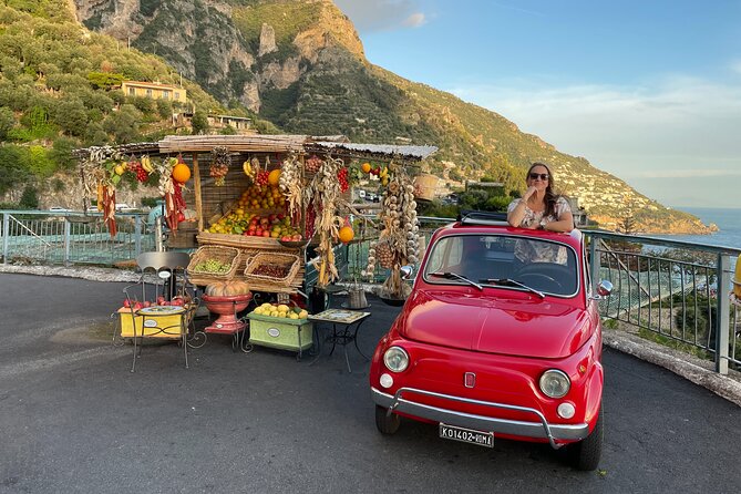 Private Amalfi Coast Vintage Fiat 500 Tour: Positano to Amalfi - Fiordo di Furore and the most dramatic stop