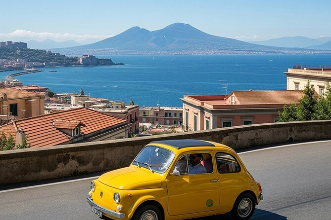 Private Panoramic Tour of Naples by Fiat 500 and 600 - San Martino closes the route above the city