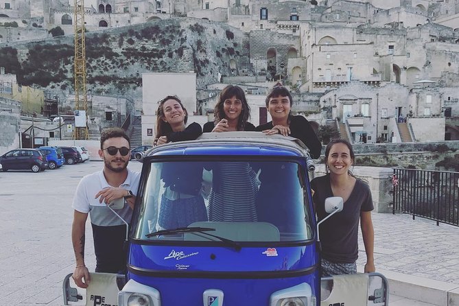 Private Panoramic Tour with Piaggio Ape Calessino in Matera - What $41.03 buys you