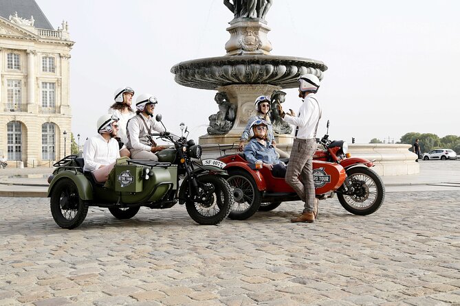Private Tour of Bordeaux in a Sidecar 1h30 - Starting at the Quinconces and Place de la Bourse