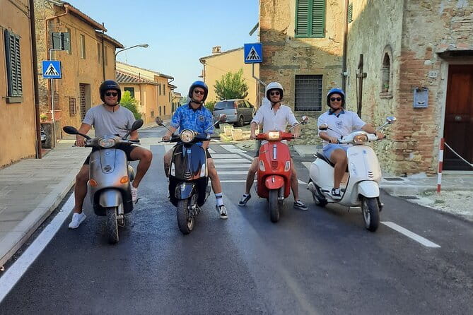 Private Tuscany Vespa Tour - Entering the winery cellar