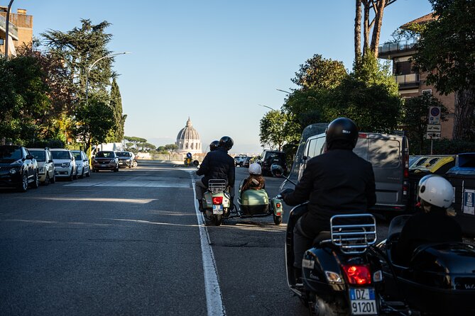 Private Vespa Sidecar Tour with Hotel Pickup - Why a Vespa sidecar works so well in Rome