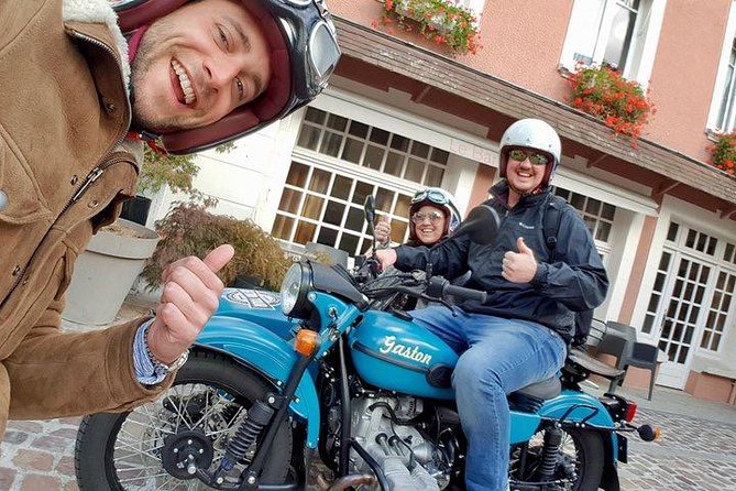 Private vintage sidecar tour of the D-Day Landing Beaches - Omaha Beach from ground level