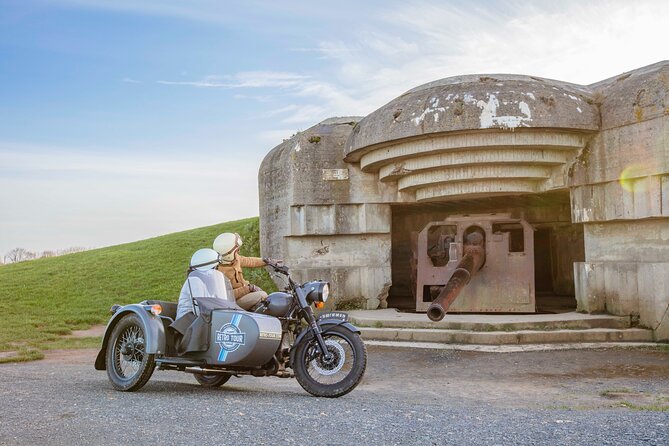 Private vintage sidecar tour of the D-Day Landing Beaches - The Normandy American Cemetery