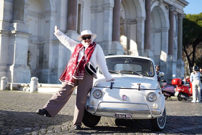 Roma Photography service with Fiat 500 Vintage Car - Why a vintage Fiat 500 works so well in Rome