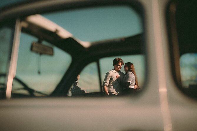 Roma Photography service with Fiat 500 Vintage Car - Acqua Paola Fountain brings baroque drama
