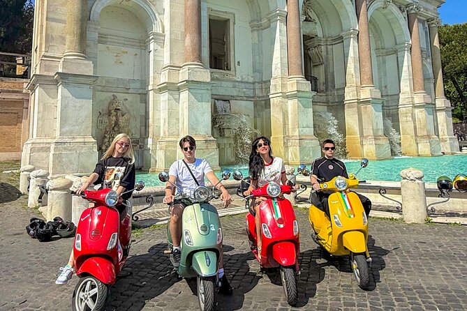 Roma Vespa Tour & Traditional Roman Food and Extras - Passing through Rome’s older neighborhoods