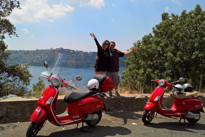 Roman Countryside villages Vespa tour with driver - Leaving Rome by Vespa toward the Castelli Romani