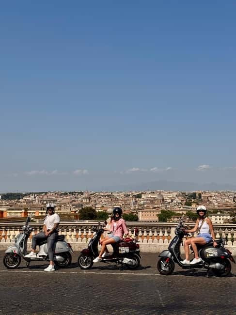 Rome: 1-Hour Vespa Ride as Passenger with a Local Driver - Acqua Paola and the climb toward Janiculum Hill