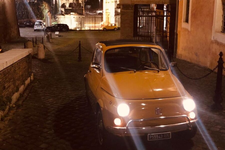 Rome: 2 hour Evening Tour of Rome aboard a Vintage Fiat 500 - Sunset from Janiculum Hill