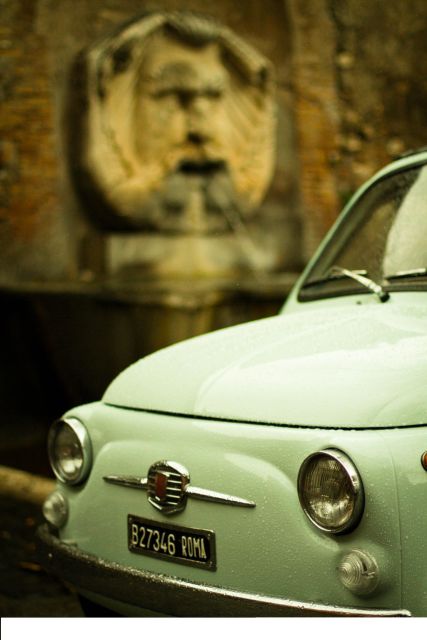 Rome: 3-Hour City Tour by Vintage Fiat 500 - Key points to know before you book