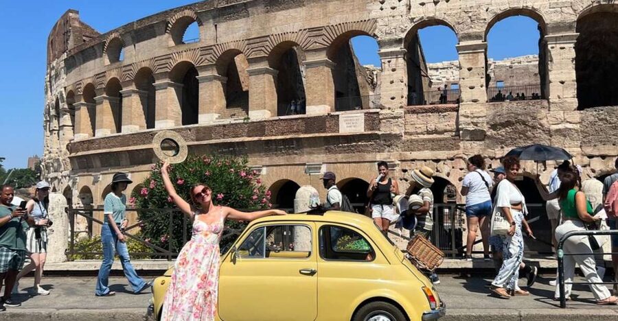 Rome: 3 hour panoramic tour of Rome with a vintage Fiat 500 - Key points to know before booking