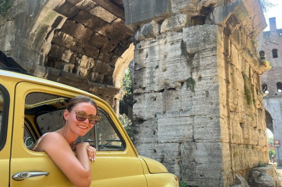 Rome: 3 hour panoramic tour of Rome with a vintage Fiat 500 - Circus Maximus and the Aventine hill