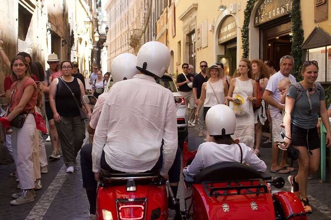Rome 3 hours Vespa Sidecar Private Tour with Gelato - Why a Vespa sidecar works so well in Rome