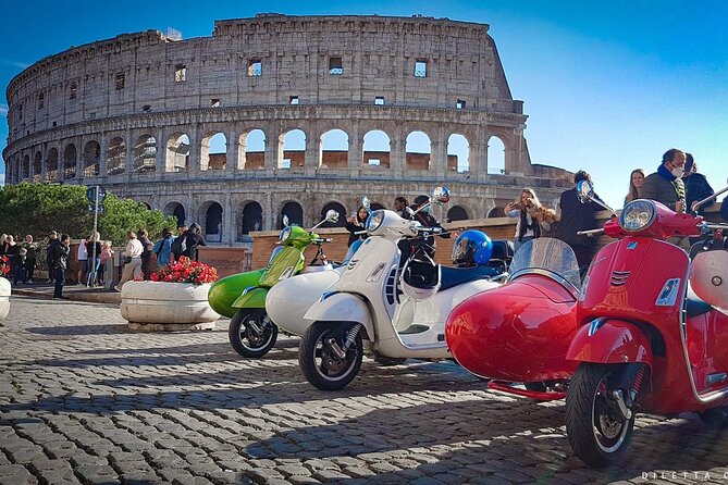 Rome Afternoon Sightseeing Vespa Sidecar Tour with Gourmet Gelato - Starting at Piazza della Repubblica at 2:30 pm