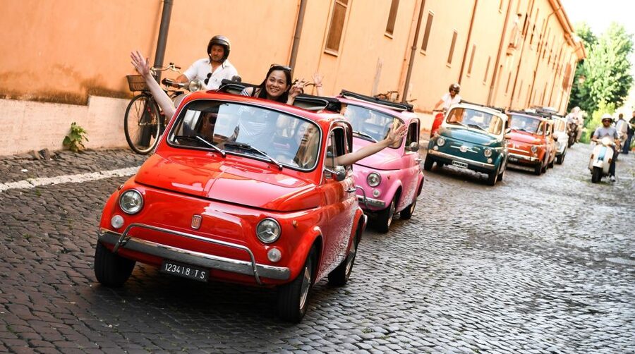 Rome: Aventine Hill Tour in Vintage Fiat 500 Convoy - Key points to know before booking