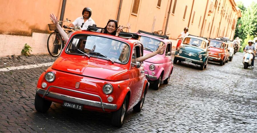 Rome: Aventine Hill Tour in Vintage Fiat 500 Convoy - Why the Fiat 500 changes the feel of Rome