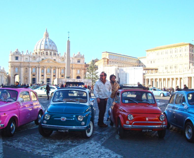 Rome: Aventine Hill Tour in Vintage Fiat 500 Convoy - Aventine Hill and the Garden of Lovers