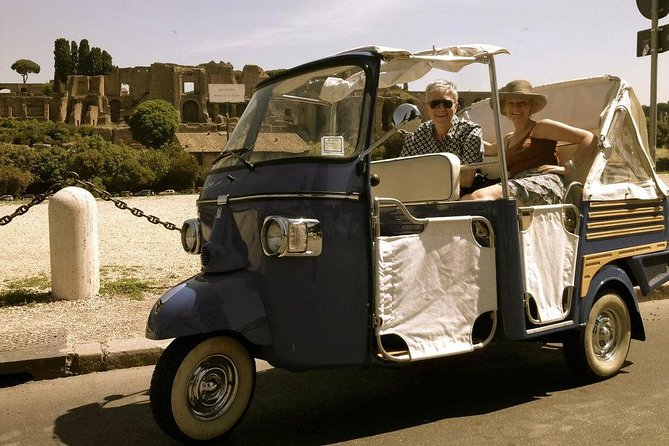 Rome by Ape Calessino Auto Rickshaw - Campo de’ Fiori and the Refreshment Break