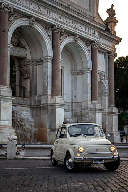 Rome by Fiat 500: Guided Sightseeing Tour by VintageFiat 500 - The Pantheon and Piazza Navona
