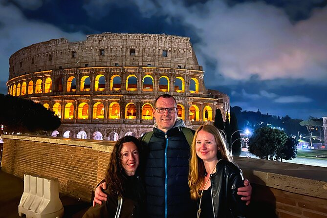 Rome by Night Vespa Ride: Icons of Rome - Vatican City under night lighting