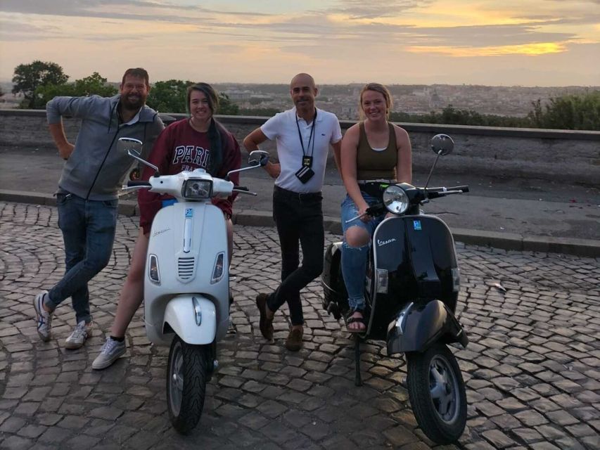 Rome by Night Vespa Tour With Driver/Private Guide - Pyramid of Cestius and Testaccio flavors