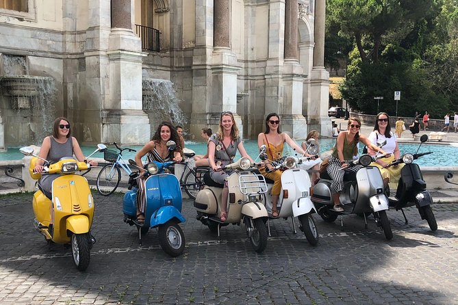Rome by Vespa: Classic Rome Tour with Pick up - Aventine Hill and the Orange Garden