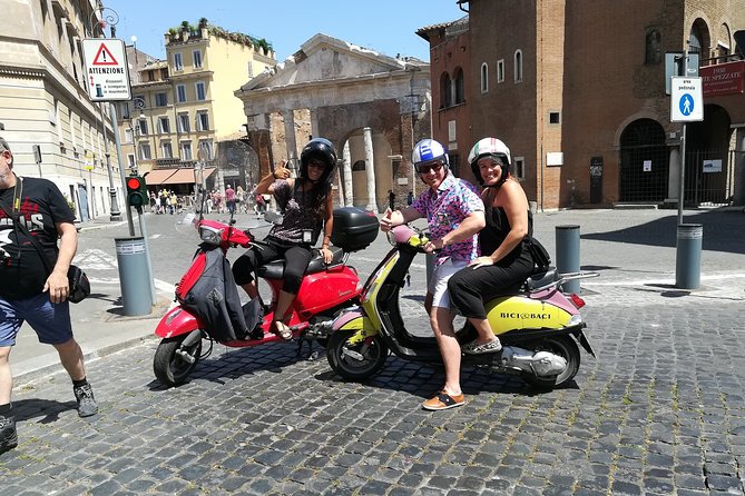 Rome by Vespa Semi Private Tour | MAX 6 PEOPLE GUARANTEED - Pyramid of Cestius and the Aurelian Walls