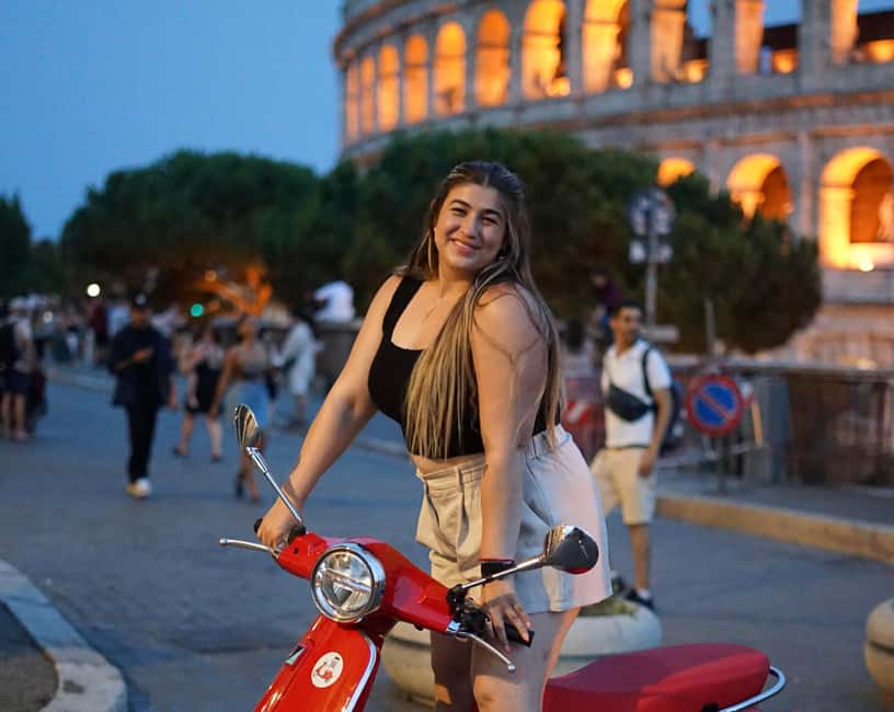 Rome: City Highlights Nighttime Vespa Photoshoot Jouney - Key points to know before booking